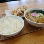 足利麺 - ライス寄りのアップ