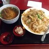 大龍飯店 - 豚バラニンニク丼セット（1000円）