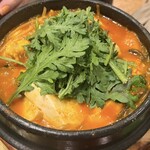 焼肉 スタミナ苑 - ホルモンキムチチゲ