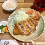 幸楽 - とんかつ定食のロースかつ竹