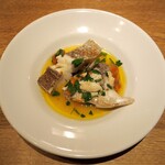 スガハラ - 鹿児島 大紋羽太 アクアパッツァ風