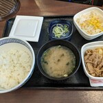 吉野家 - 納豆牛小鉢定食