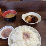 だるまの天ぷら定食 - 