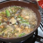 そばの里奈川 - 熱々のお汁にー