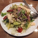 ミスターとフライパン - イタリアンサラダ バジルドレッシング（800円）