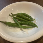 行徳ビリヤーニーハウス - グリーンチリ1本お願いしたら6本キタw