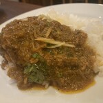 行徳ビリヤーニーハウス - チキンコルマはこんな感じ