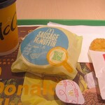 マクドナルド - ソーセージマフィン セット