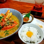 灼味噌らーめん 八堂八 - ヤンニョムケジャンの辛味噌らーめんセット 2000円