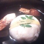 割烹 藪下 - 2013年10月 松茸と蟹しんじょう