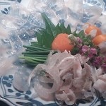 割烹 藪下 - 2013年10月 河豚 てっさ