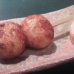 割烹 藪下 - 2013年10月 団子状の五平餅