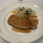 湘南鎌倉クリスタルホテル - ローストポーク　温野菜と共に