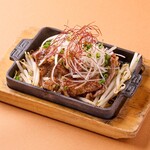 Delicious and spicy Teppan-yaki Miyazaki beef shoulder loin