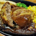 肉の万世 - 万世ハンバーグランチ