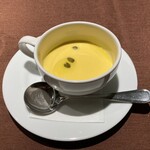 強羅 風の音 - カボチャの冷製スープ
