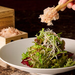 “Japanese vegetables” white soup salad