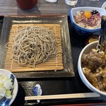 Soba Koubou Futaba - 天丼セット1.200円(お蕎麦大盛りは＋200円)