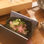 海鮮炉端 魚正 - 手巻き寿司 ネギトロ