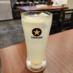 焼肉ホルモン 亀萬 - 生レモンサワー