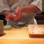 鮨 さかい - 握りへ