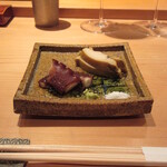 鮨 さかい - 唐津の鮑、福岡の蛸