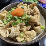 三酉屋 - 鶏皮ポン酢