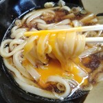 立喰そば かしやま - 黄身が合う～