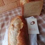 タキノベーカリー - フランスパンとおすすめの角食