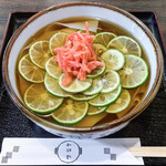 みのや - すだち冷やかけきしめん