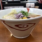 麺や 魁星 - 「ワンタン コク塩」(1160円)+「味玉」(120円)