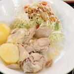 旭川市役所 地下食堂 - 今日の日替わりランチ「とり肉のチーズ焼定食」550円