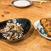 ハナタレ - 料理写真:ひじきとキャベツのコールスローとキクラゲと桜海老のチヂミ