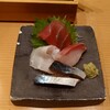 Sushi Sake Sakana Sugitama - 本日の欲張りな刺身四点盛り：406円