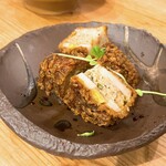 ハナタレ - 蓮根の挟み揚げ