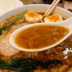 我流担々麺 竹子 - スープ