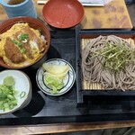 Mendokoro Nozaki - カツ丼＋ざる蕎麦セット