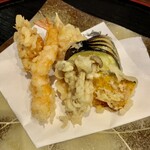 宵ノねこ - 天ぷら盛り合わせ