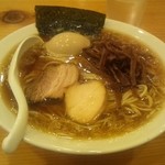 すずめ食堂 - 中華そば（７００円）＋味玉（クーポン）