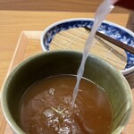 蕎麦前 ごとう - 〆のそば湯