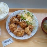 Chitoseshiyakusho Shokudou Kissa - 唐揚げ定食560円