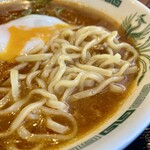 Hidakaya - 麺とスープ 接写。