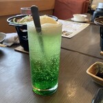 御食事処 多久膳 - クリームソーダ(シュワ感最高！)
