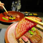 神戸牛 個室 ステーキ 吉祥 - みずみずしい