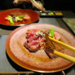 神戸牛 個室 ステーキ 吉祥 - 塩だけも旨い