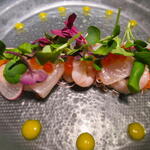神戸牛 個室 ステーキ 吉祥 - 盛り付けが美しい前菜