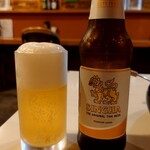 天鶏 - シンハービール：500円