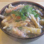 よこた手打うどん - かきあげ天600円 