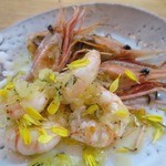 地酒とイタリアン　RISONI - 甘エビの料理