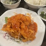 中国料理 晴華 - エビチリ定食